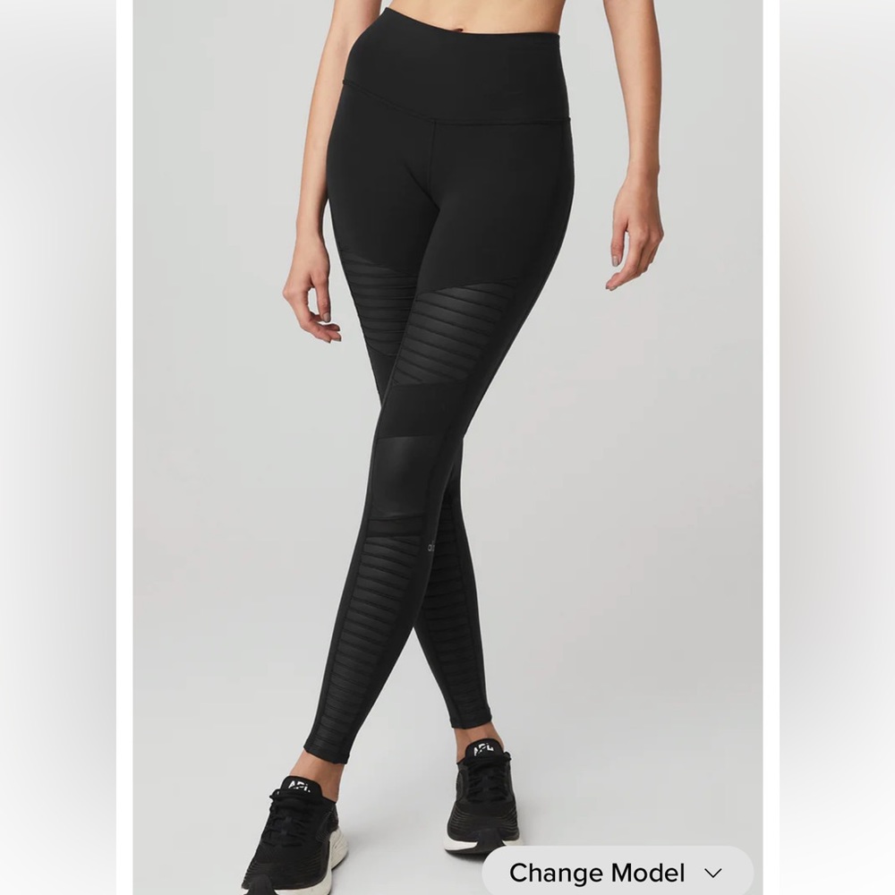Alo high waist moto leggings